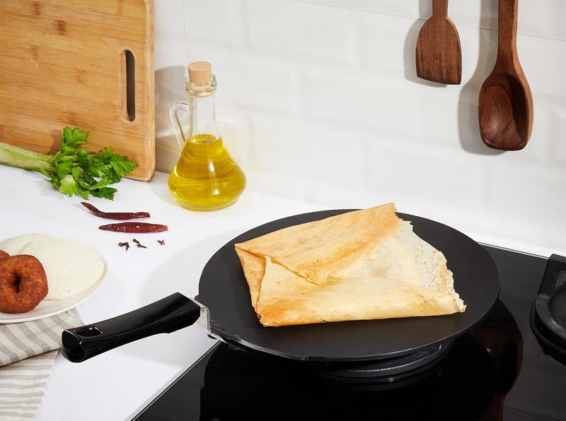 Brand - Solimo Solimo Dosa Tawa NonStick DishwasherSafe Aluminium 488 mm Thickness 30 cm - Image 3