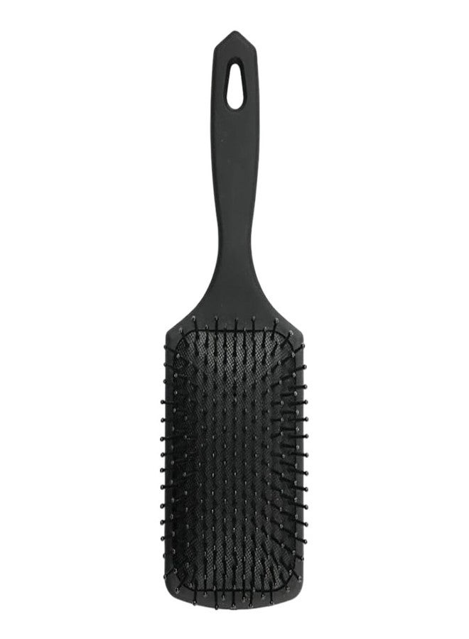 Pinaka Paddle Brush and Cushion Hair Brush - Large Square Air Cushion Paddle Brush with Ball Tip Bristles - Black Paddle Brush for Men and Women - Image 2