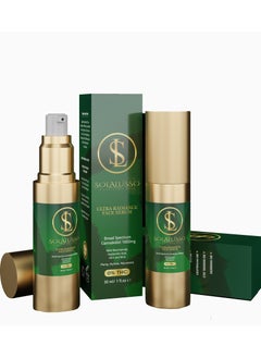 2 in 1 Luxury High Concentration Cannabidiol (CBD) Face Serum 1000mg with Vitamin C, E, Hyaluronic Acid, and Niacinamide For Moisturizing, Soothing, and Minimizing Fine Lines and Wrinkles