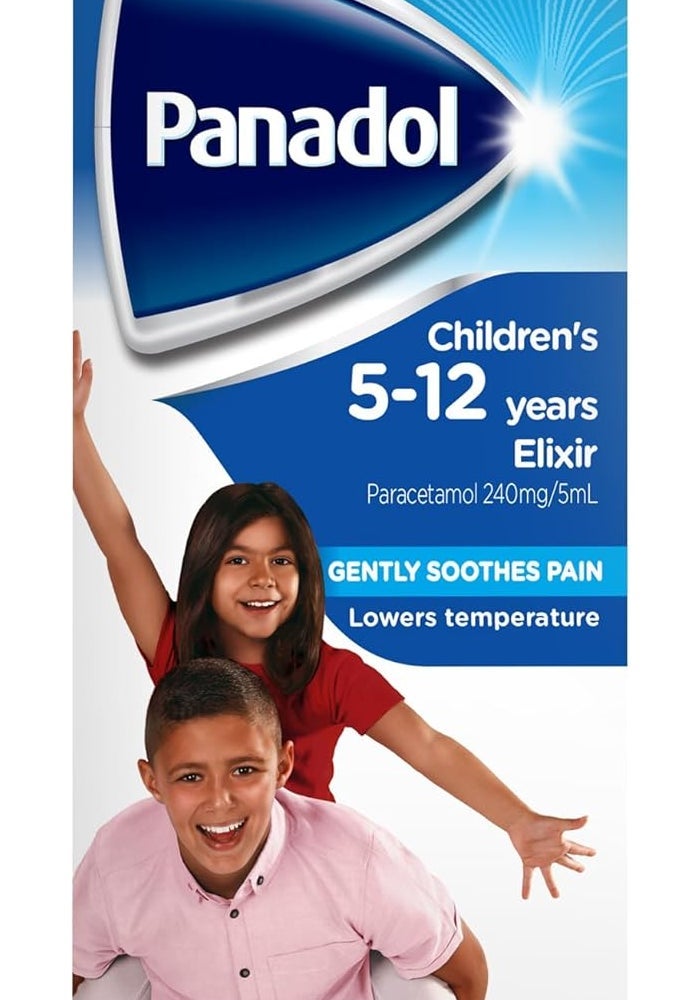 Panadol Raspberry Flavour Elixir for Kids 100ml