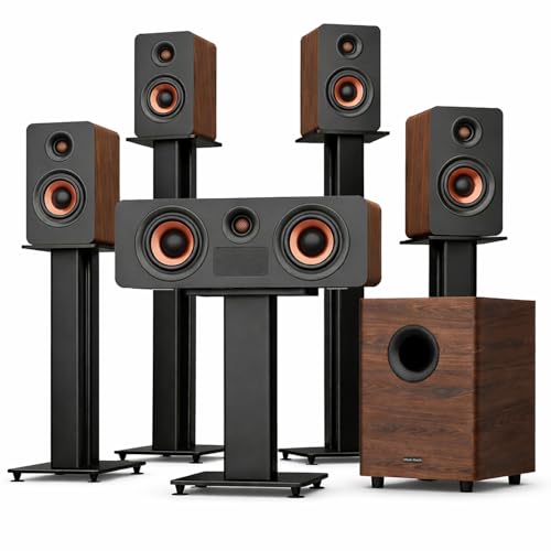 Hiwill-Audio True 5.1.4 Hi-Fi Surround Sound System with Dolby Atmos, 900W Home Theater Sound Bar for Smart TV, Center Channel Speaker with 4 Surrounds, 25Hz Subwoofer, Hi-Fi Grade Crossover, Soundbar eARC, BT 5.4 - Image 1