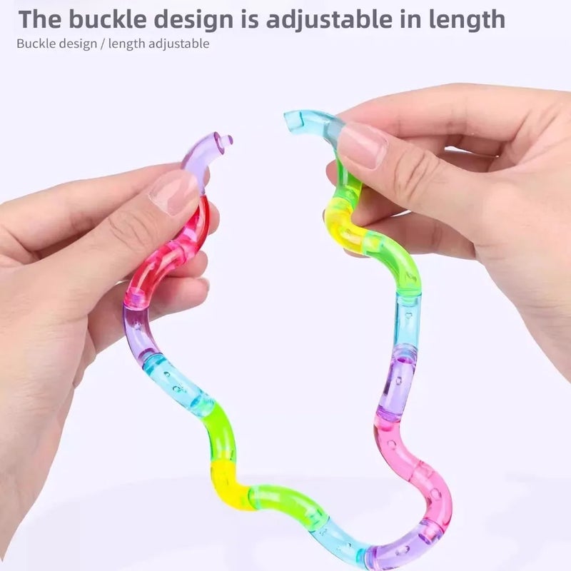 4 Pack Twister Fidget Spinner Anti-Stress Toy for Kids - Image 4
