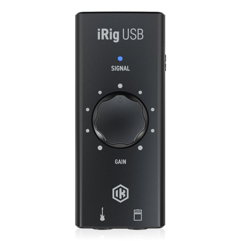 IK Multimedia iRig USB Guitar Audio Interface - 24-bit 48 kHz Music Recording Studio Equipment Include USB C Cable For iPad, Mac And PC, Guitar Accessories, Recording Device - Image 1