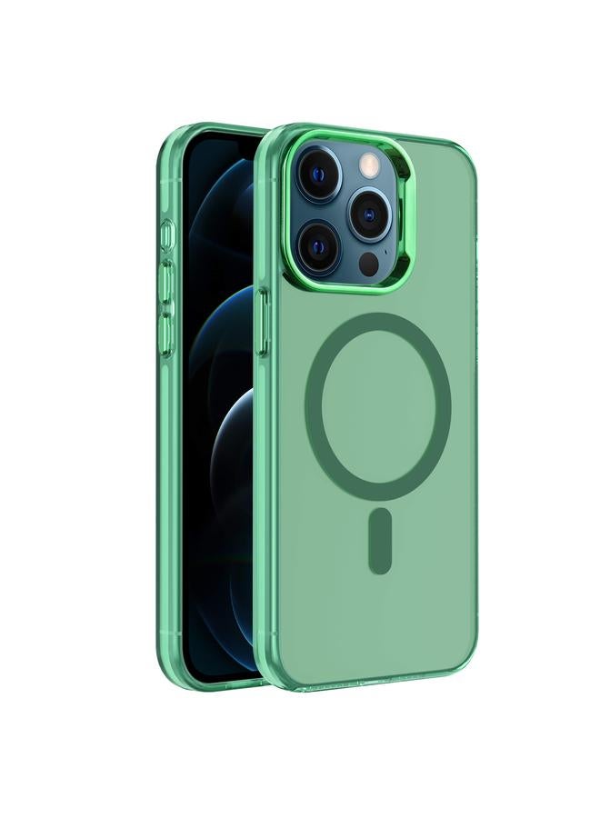 Zaboon Case For iPhone 12 Pro Electroplated IMD Magsafe PC Hybrid TPU Phone Case - Image 1