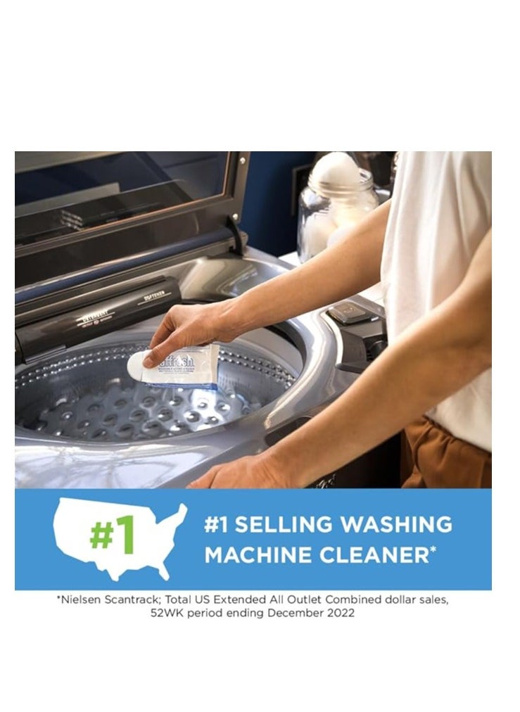 Affresh - Washing Machine Cleaner, Cleans Front Load and Top Load Washers, Including HE, 6 Tablets - Image 1