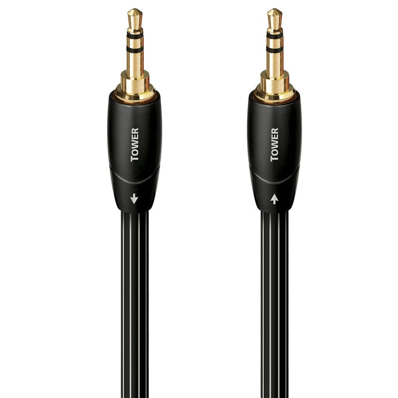 AudioQuest Tower 3.5mm Aux Cable â€“ Male to Male Stereo Interconnect - Image 1