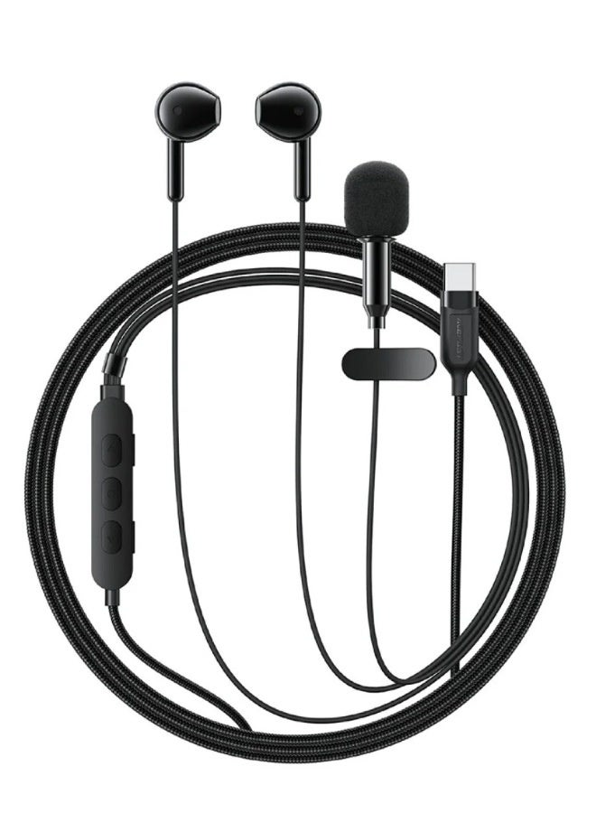 ACEFAST Customer Reviews Be the first to write a review Write a review ACEFAST L12 USB-C Semi In-Ear Karaoke Wired Earphones Built-In Microphone for Live Streaming / Recording / Gaming - Image 1