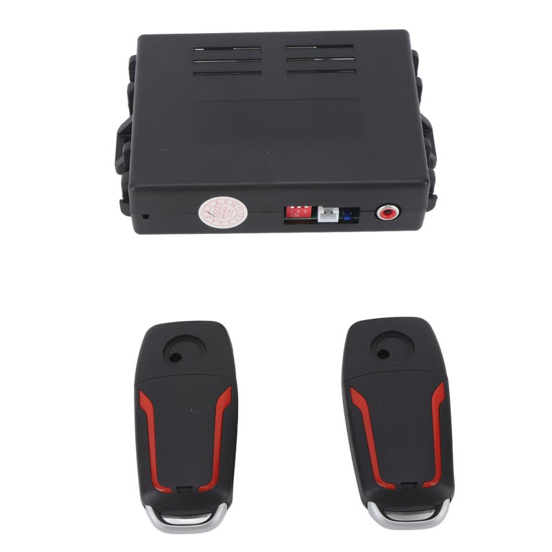 Car Security Alarm System Keyless Entry System Kit Convenient One Button Start - Multi Functional Remote Central Locking Kit with Anti Theft Immobiliser for Vehicles - Image 5