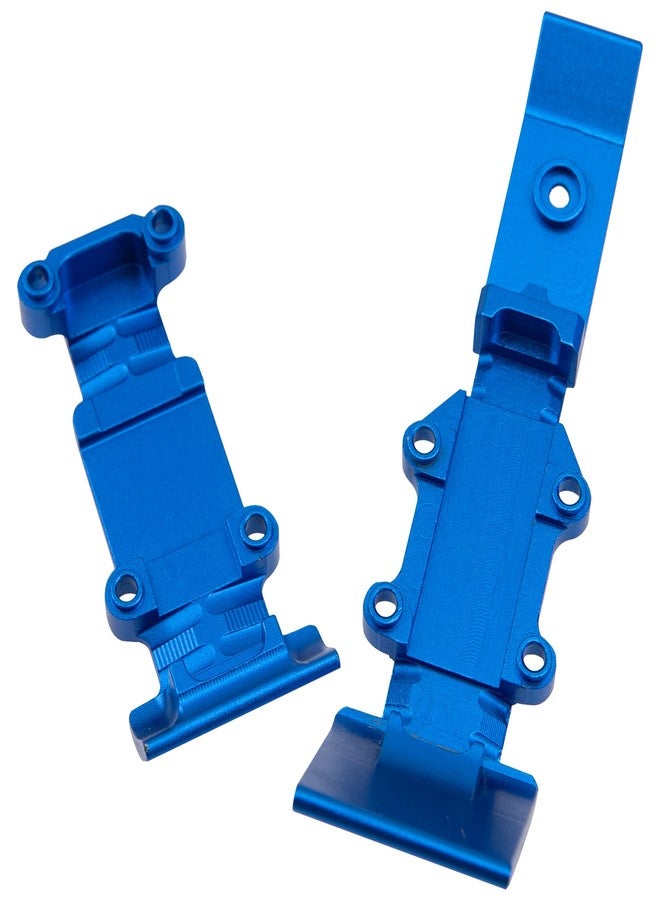 في جو هوبي مجموعة ألواح انزلاق أمامية وخلفية من سبائك الألومنيوم من Vgoohobby رقم 7037 متوافقة مع سيارة Traxxas E-Revo 71054 VXL Slash 4WD 70054 Summit 72054 RC بمقياس 1/16 - Image 2