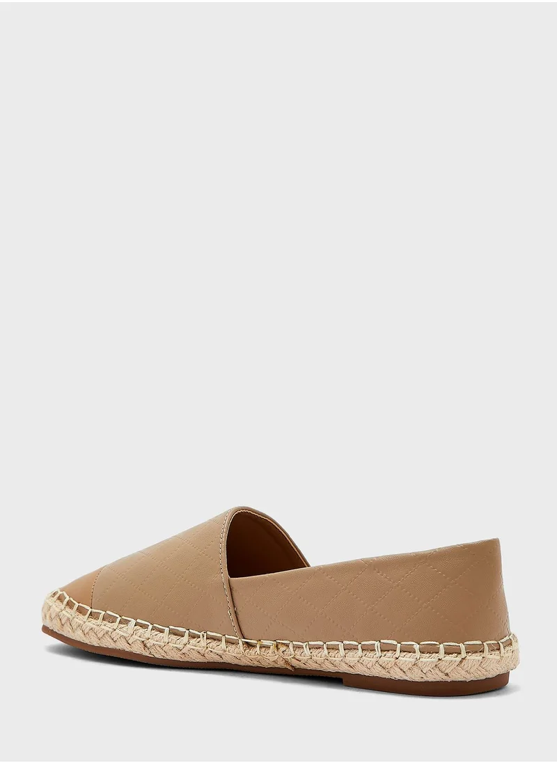Ginger Tonal Weaved Toecap Espadrille