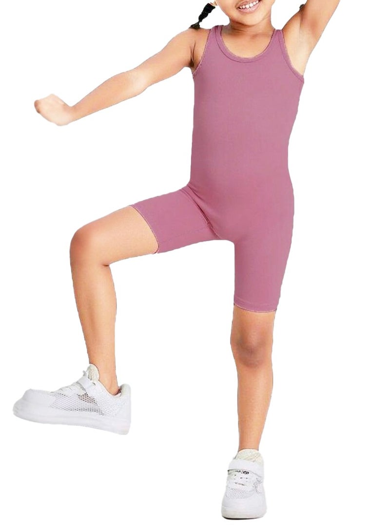 Nileton Sports Jumpsuits for kids & Teens  - Shorts Bodysuit tight Fitting - Stretchy Comfortable Jumpsuit underpants for Girls  - Image 1