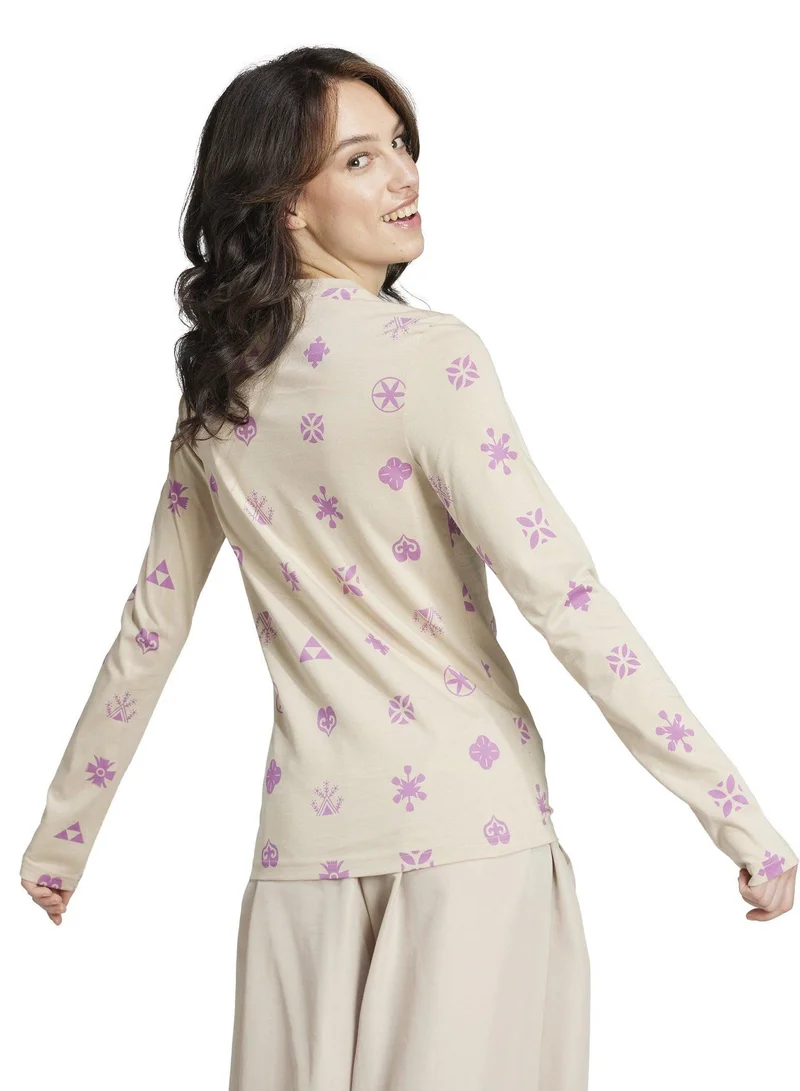 Adidas W Ksa Tee Beige Training T-Shirts For Women Xs