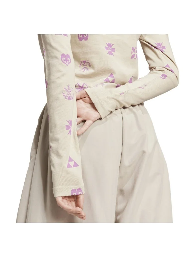 Adidas  W Ksa Tee Beige Training T-Shirts For Women Xs for Women | Best Price UAE