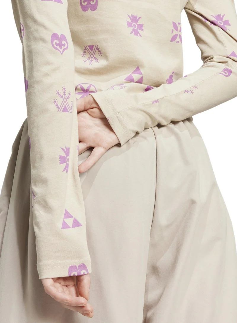 Adidas  W Ksa Tee Beige Training T-Shirts For Women Xs for Women | Best Price UAE