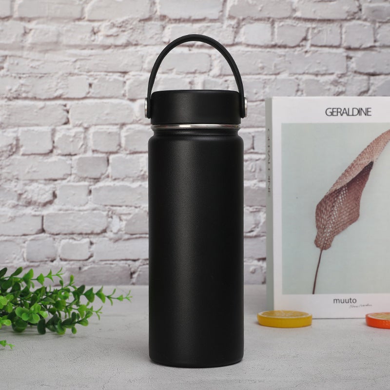 18Oz Stainless Steel Space Kettle With Handle Lid Insulated Water Bottle Outdoor Sports Water Kettle Double-Layer Vacuum Bottle Insulated Cup - Image 5