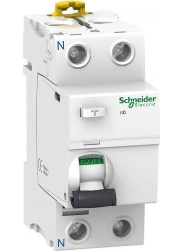 Schneider Electric A9R41263 - سلسلة IID Ac 2X63A 30MA تسرب تيار 