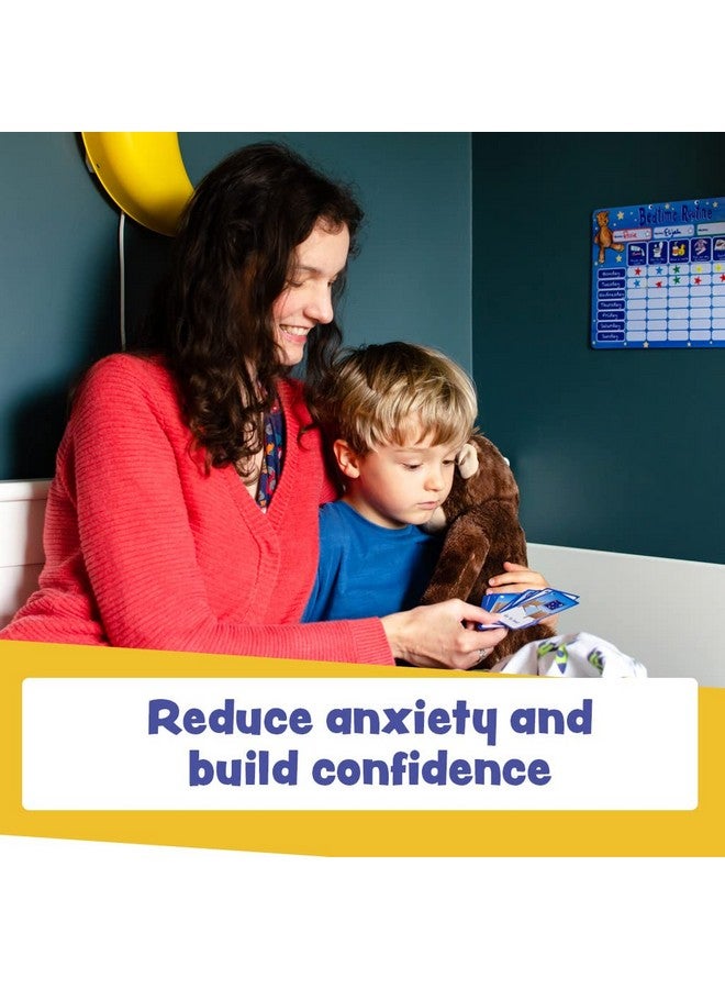 Amonev My Bedtime Routine Cards 12 Flash Cards For Visual Aid Special Ed, Speech Delay Non Verbal Children And Adults With Autism Or Special Needs  - Image 3