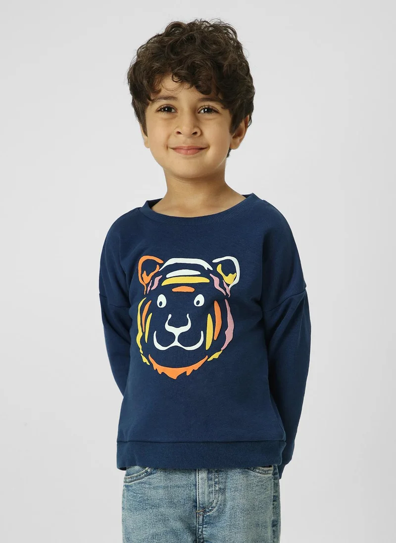Nautinati  Boys Graphic Printed Round Neck Pullover Sweatshirt  | Best Price UAE
