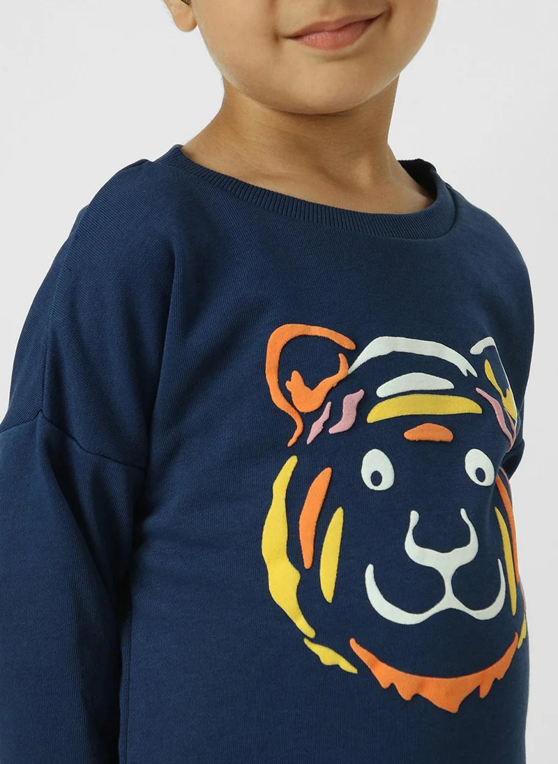Nautinati  Boys Graphic Printed Round Neck Pullover Sweatshirt  | Best Price UAE
