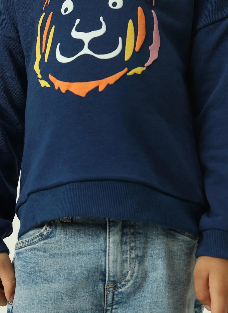 Nautinati  Boys Graphic Printed Round Neck Pullover Sweatshirt  | Best Price UAE
