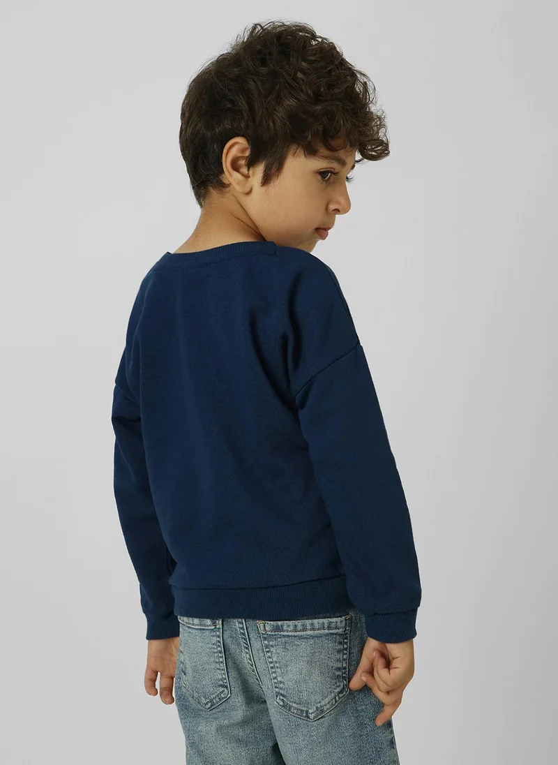 Nautinati  Boys Graphic Printed Round Neck Pullover Sweatshirt  | Best Price UAE