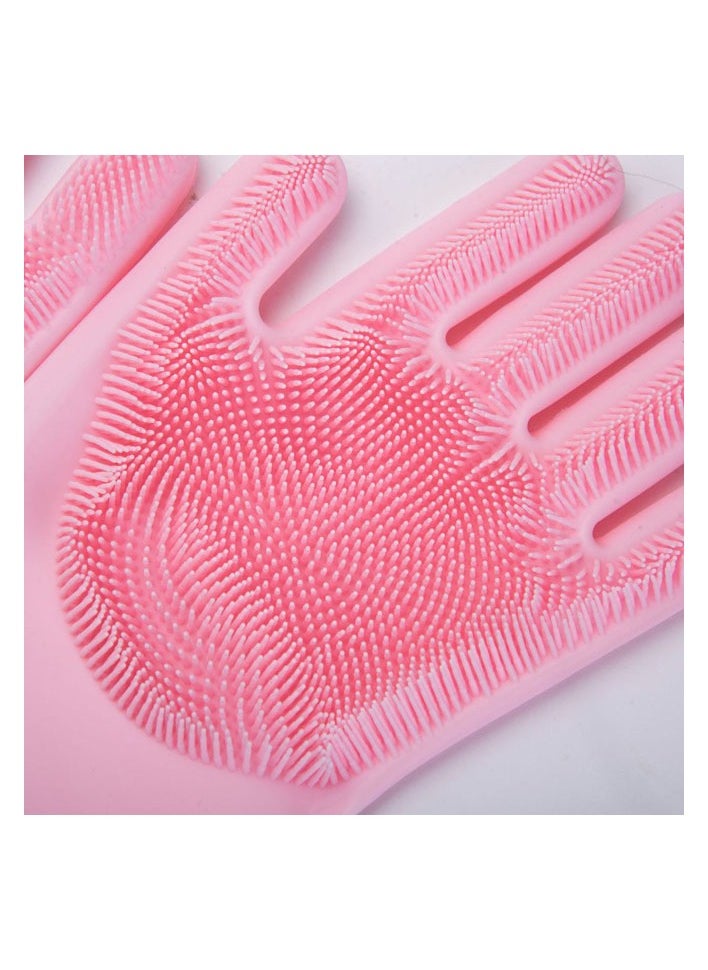 Generic Magic Silicone Gloves Reusable Cleaning Gloves  - Image 5