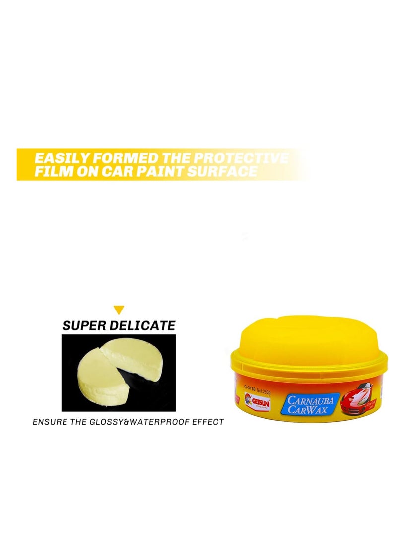 GETSUN Carnauba Car Wax Car Coating Nano Coating Bright | Scratch-resistant | Hydrophobic 230g - Image 4