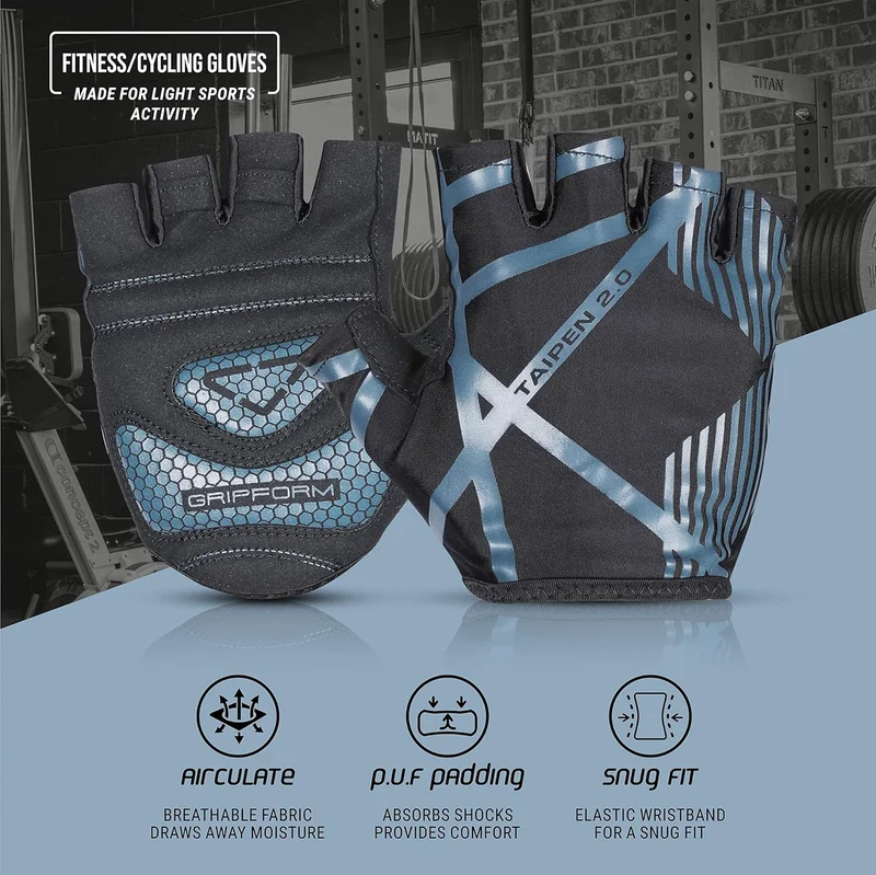 نيفيا Nivia Taipen 2.0 Fitness & Cycling Gloves