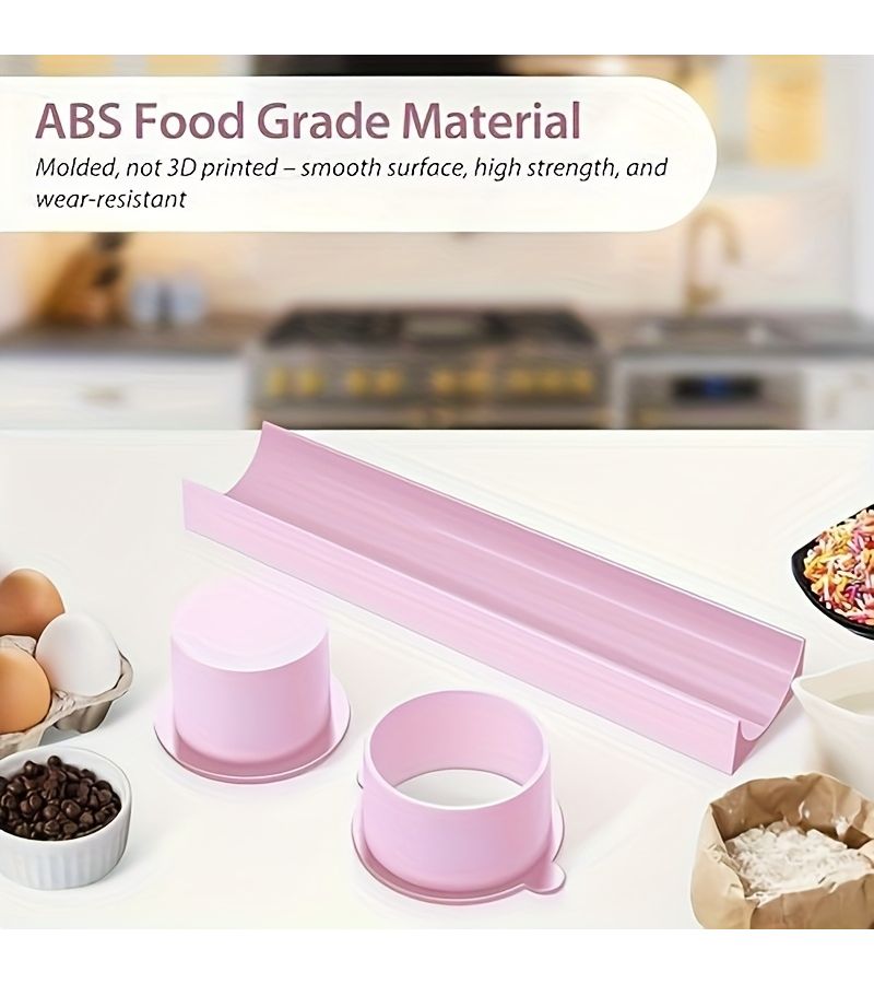 Blue Round Cake Pop Mold Set with Tray Sticks ABS Baking Kit for Party Wedding - Image 4