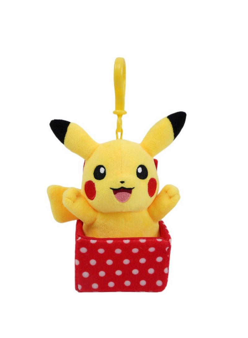 10cm Creative Cute Plush Keychain Cute Backpack Pendant Suitable For Wallet Key Ring Decoration  - Image 1