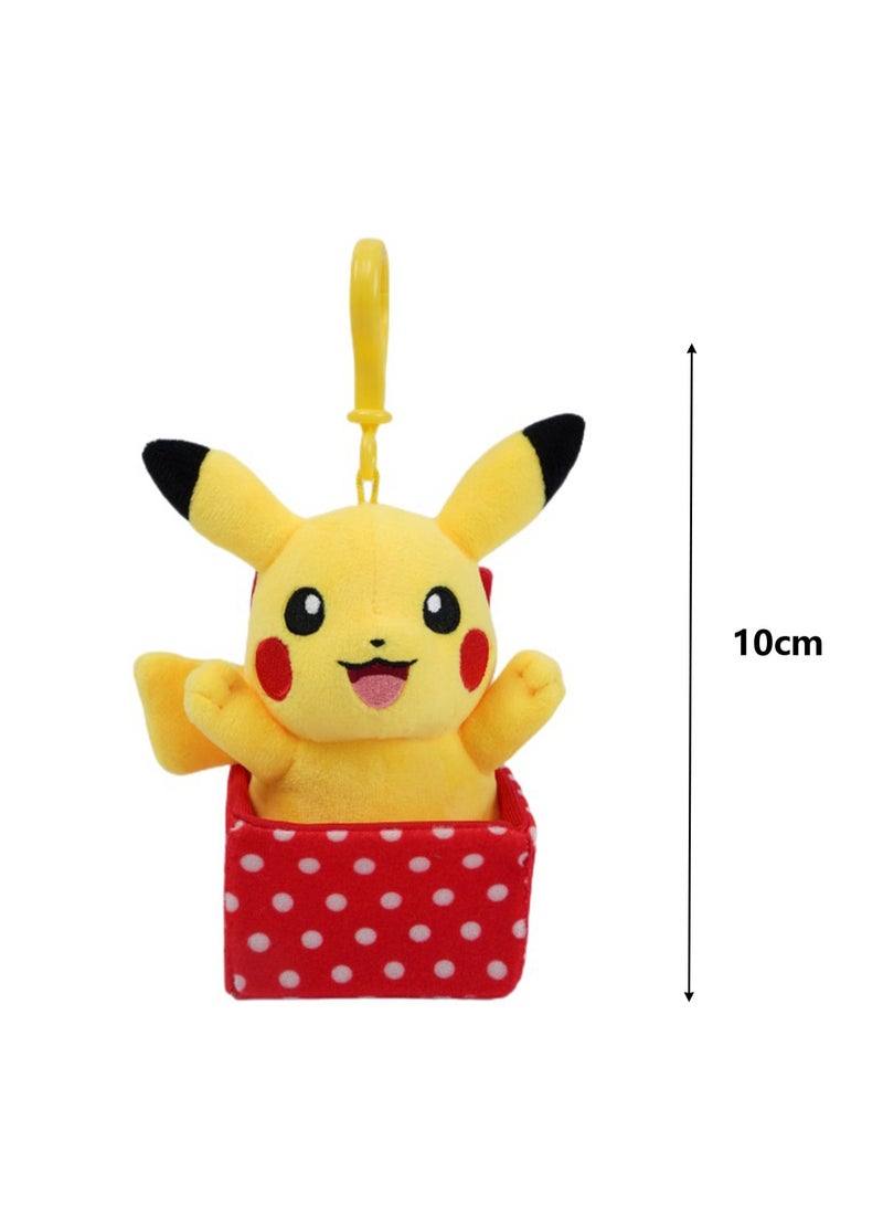 10cm Creative Cute Plush Keychain Cute Backpack Pendant Suitable For Wallet Key Ring Decoration  - Image 2