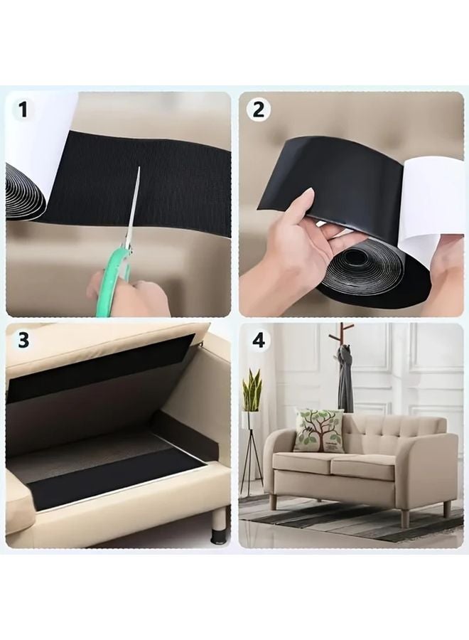 Double Sided Anti Slip Tape 1.97 Inch Wide 78.74 Inch Long Strong Adhesive For Carpets Walls Cable Management - Image 5