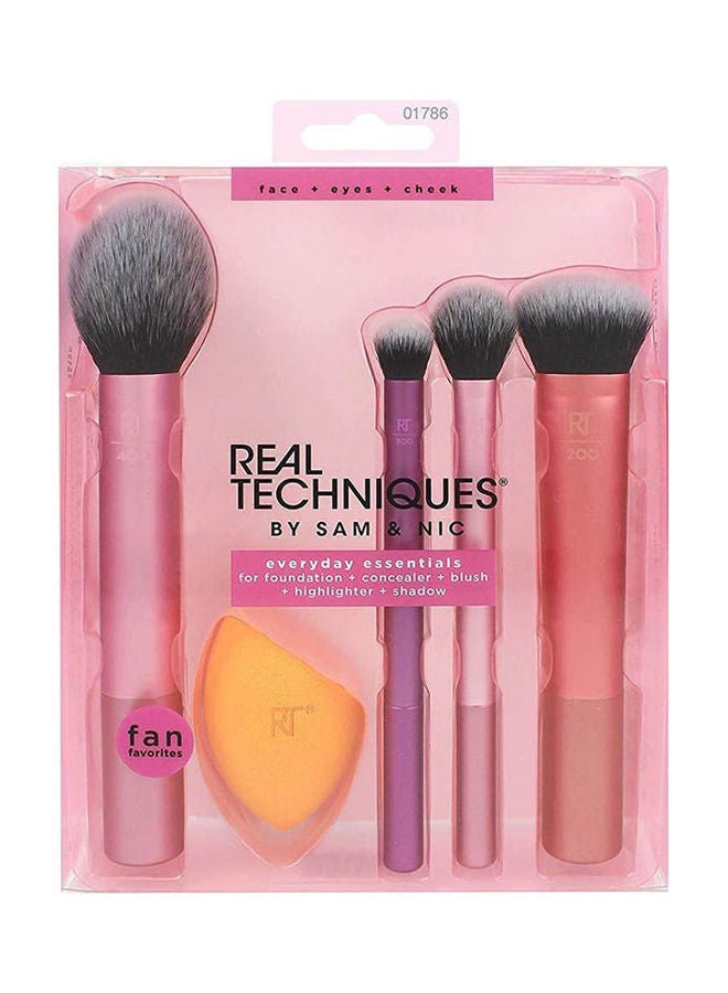 Face Brush Set MultiColour