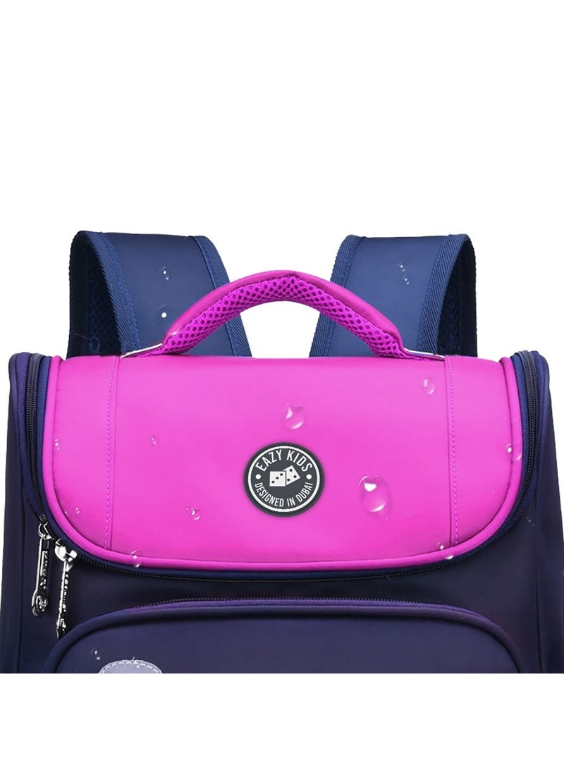 Eazy Kids Ergonomic Kids School Bag-Pink - Image 5
