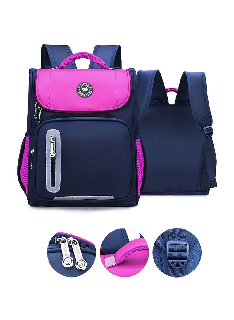 Eazy Kids Ergonomic Kids School Bag-Pink - Image 3