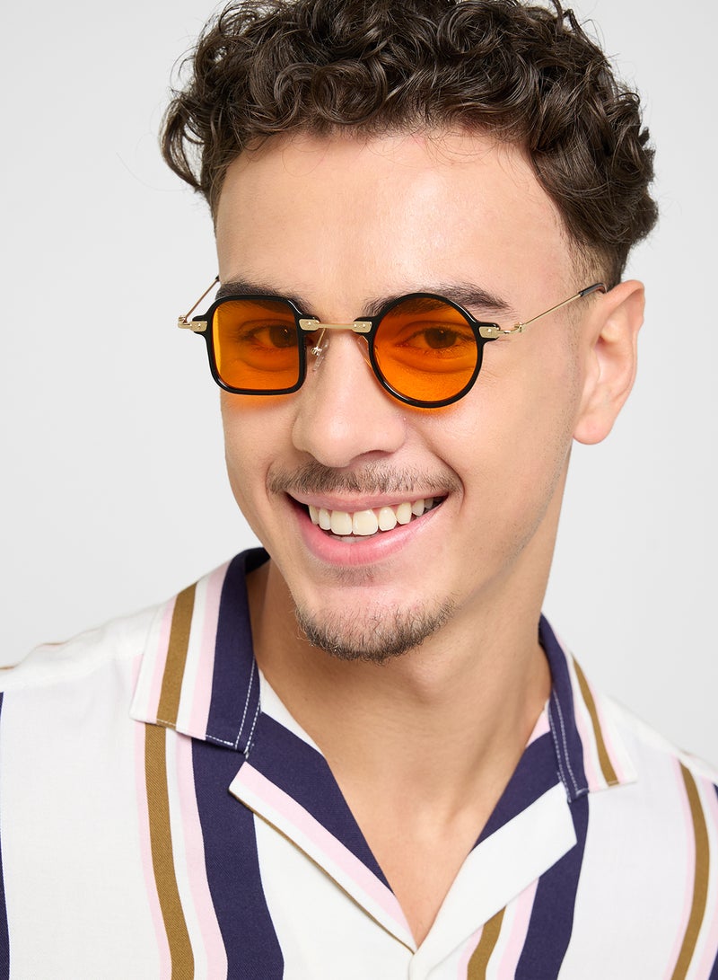 Asymmetric Square Round Casual Sunglasses