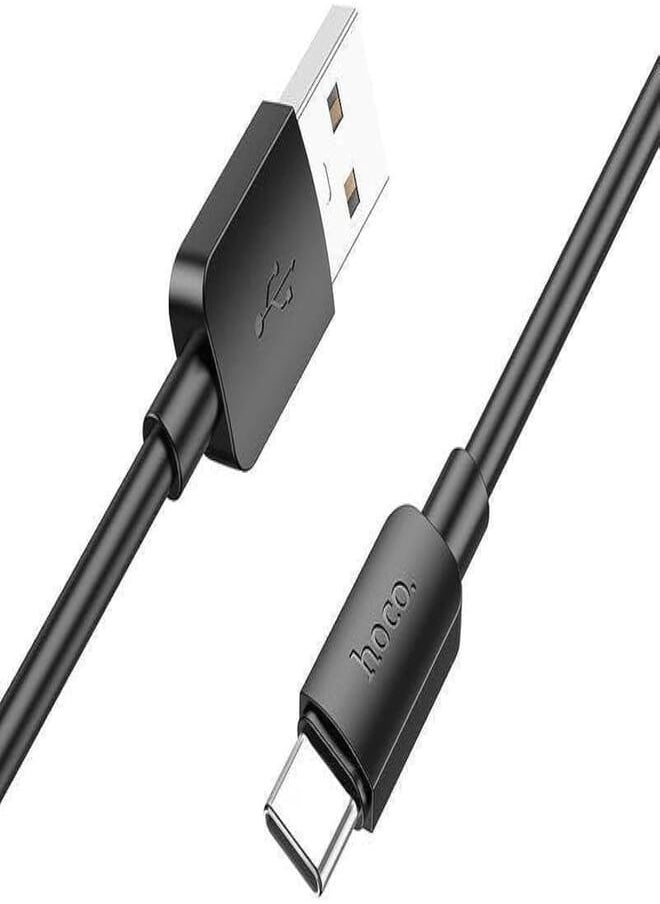 Hoco Hoco X96 - Hyper 27W, Charging And Data Transmission Cable, Type-C (1M - 3A) Compatible With Samsung Huawei Xiaomi Oppo - Black 