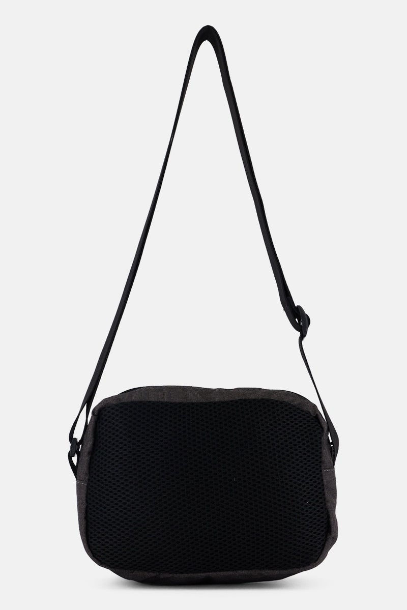 PUMA Men Brand Logo Cross Body Bag, Washed Black - Image 2