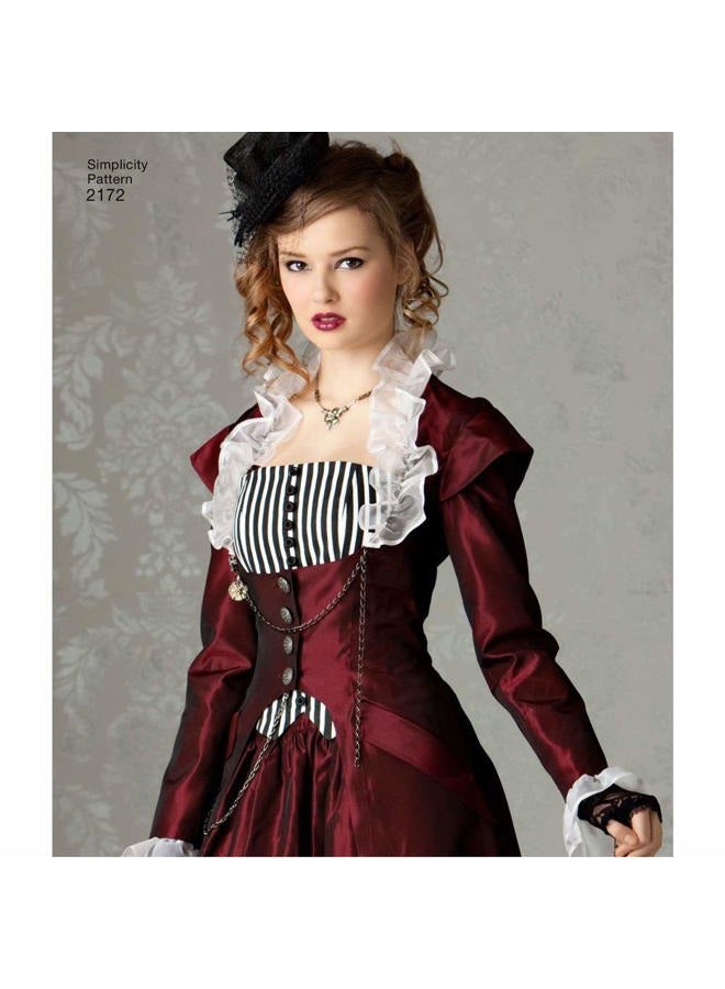 Simplicity R5 14-16-18-20-22 Sewing Pattern 2172 Misses Costume - Image 5