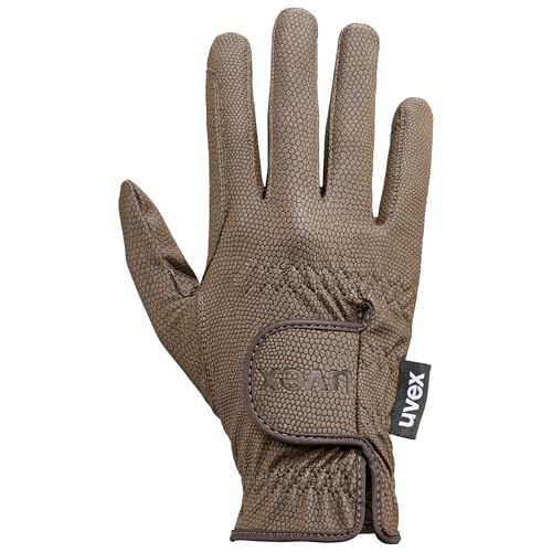 uvex Sportstyle Riding Gloves, Unisex, Brown - Stretchy & Durable with Touchscreen Compatibility - Image 1