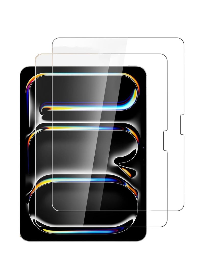 Aookay [2 Pack] Screen Protector for iPad Pro 13 inch M4 7th Generation(2024 Released), HD Clear 9H Tempered Glass Film, High Sensitivity Case Friendly  - Image 1