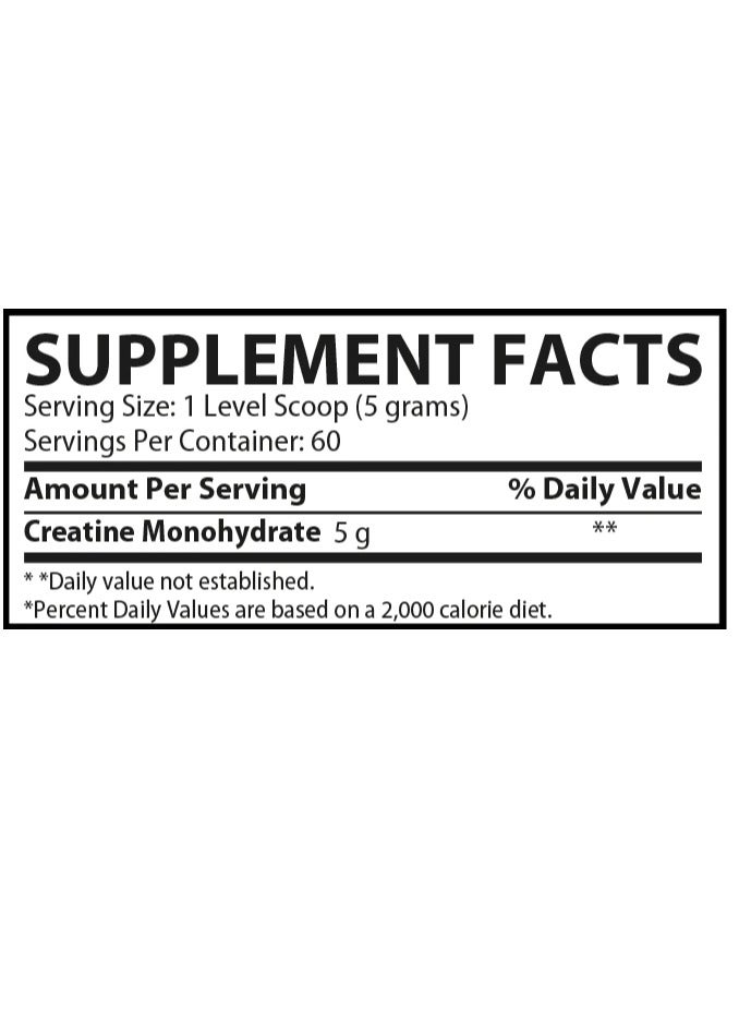 Muscle Rulz Creatine Micronized 60 Servings 300g - Image 2