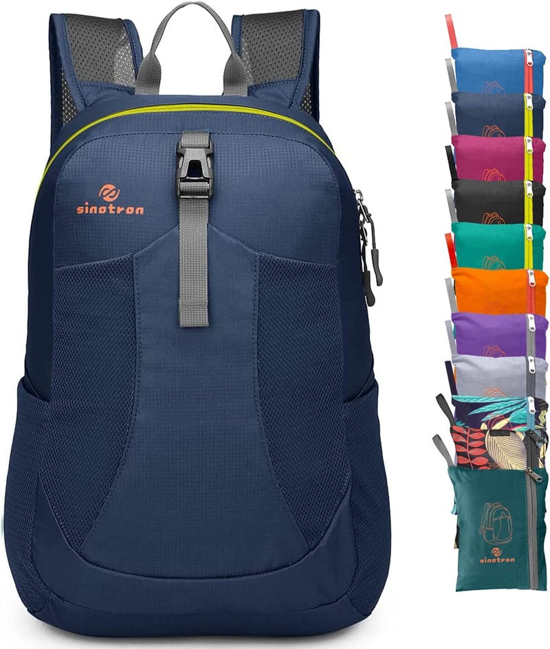 sinotron 22L Lightweight Packable Hiking Backpack, Small Hiking Backpack Day Pack for Women Men Travel Camping Vacation - Image 1