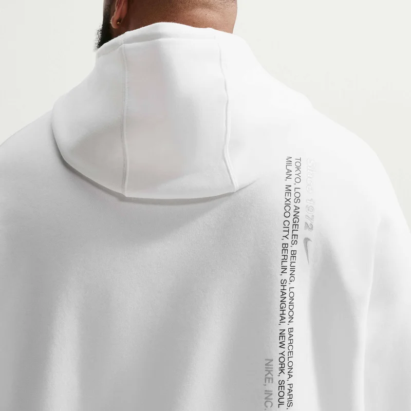 Nike White Men's Sportswear Club Fleece Hoodie for Men | Best Price UAE