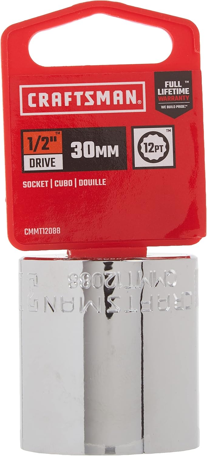 CRAFTSMAN CRAFTSMAN Socket Metric 12Inch Drive 30mm 12Point CMMT12088  - Image 4