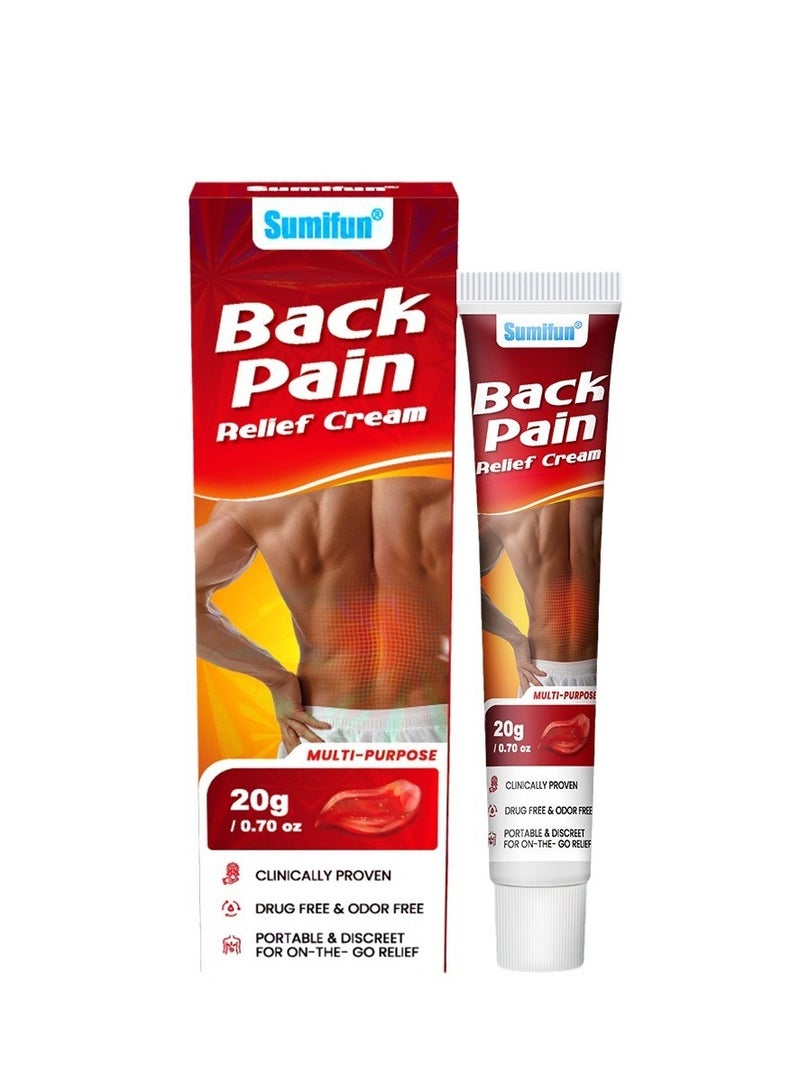 سوميفون كريم تخفيف آلام الظهر، يخفف التوتر والضغط، مثالي لإجهاد الرقبة والعمود الفقري، حل للعناية بالمفاصل في الظهر - Image 5