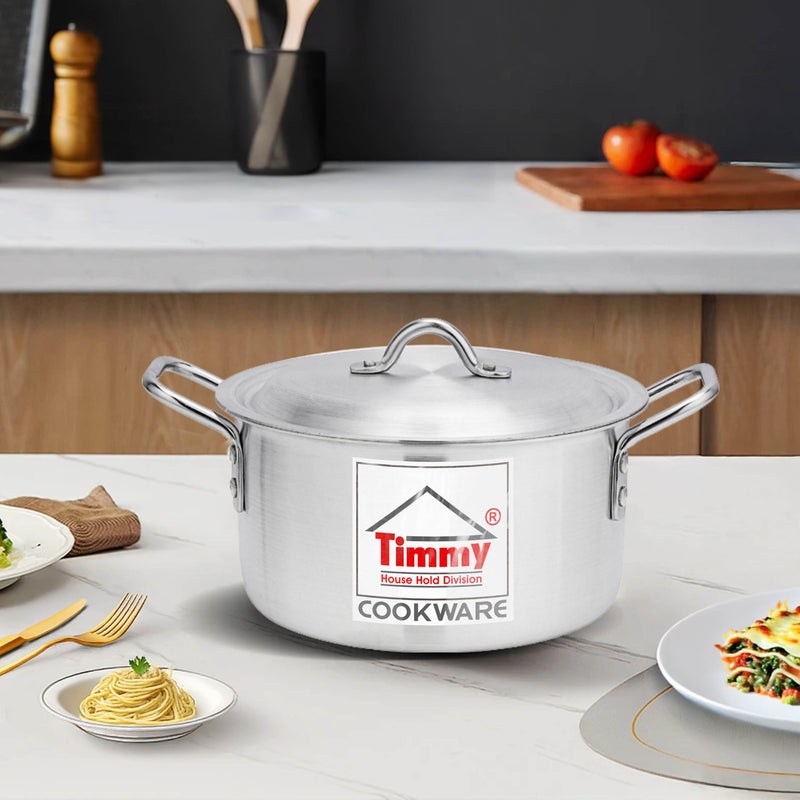 Timmy Aluminum Cookware Set - 5-Piece Non-Stick Pots with Lids, Durable & Lightweight Kitchen Essentials, Multi-Size Cooking Solution, Ideal for Daily Cooking and Catering, 5 Piece Set - Image 5
