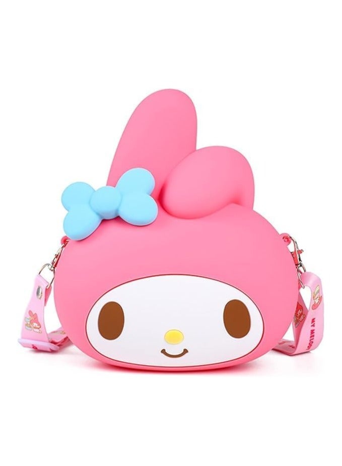 Kawaii Crossbody Shoulder Bag, Cartoon Shoulder Bag, Large Capacity Messenger Bag for Girls School Outing, Crossbody Bag for Women Girls  - Image 1