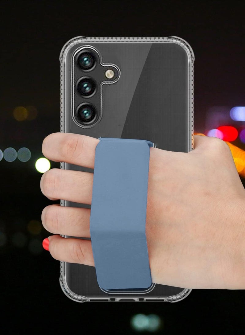 دبليو تيك غطاء الحماية سامسونج جالاكسي إيه 16 4 جي 2024 TPU غطاء وسادة هوائية - شفاف/أزرق سماوي - Image 2