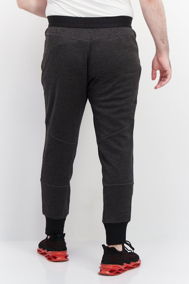 PUMA Men Sportswear Fit Training Sweatpants, Heather Grey  - Image 2